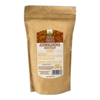 Ashwagandha Korzeń Mielony NATURA WITA 200g — zdjęcie 1