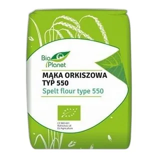Bio Planet Mąka orkiszowa typ 1 kg Bio 550 — zdjęcie 1