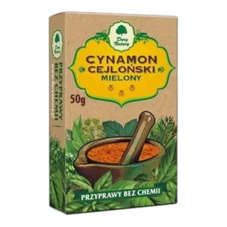 Cynamon Cejloński Mielony DARY NATURY 50g — zdjęcie 1