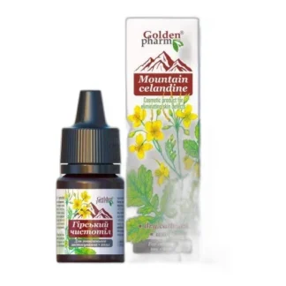 GoldenPharm preparat kosmetyczny na odciski glistnik górski 20ml — zdjęcie 1