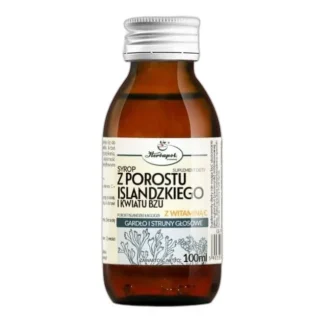 Herbapol Syrop z Porostu islandzkiego Kwiatu Bzu z witaminą C ml 100 — zdjęcie 1