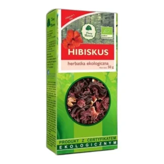 Herbata ziołowa kwiaty hibiskusa Dary Natury g 50 — zdjęcie 1