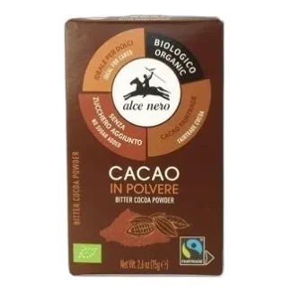 KAKAO W PROSZKU FAIR TRADE BIO 75 g - ALCE NERO — zdjęcie 1