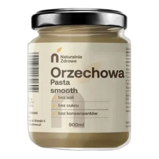 Masło (pasta) orzechowe smooth Naturalnie Zdrowe 900ml — zdjęcie 1