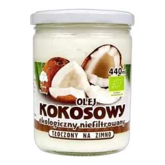 Olej Kokosowy Extra Virgin EKO DARY NATURY 440ml — zdjęcie 1