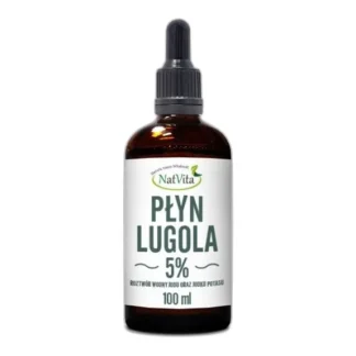 Płyn Lugola 5% jod nieorganiczny wysokiej czystości 100 ml NatVita — zdjęcie 1