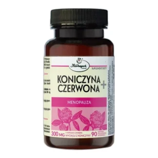 Preparat dietetyczny Herbapol Kraków Koniczyna czerwona dla kobiet 90 kapsułek — zdjęcie 1