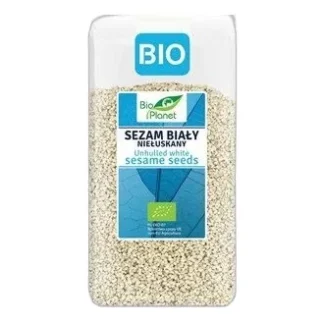 SEZAM BIAŁY NIEŁUSKANY BIO g BIO PLANET 400 — zdjęcie 1