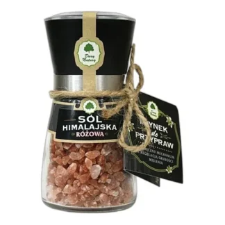 Sól Himalajska Różowa Młynek DARY NATURY 180g — zdjęcie 1