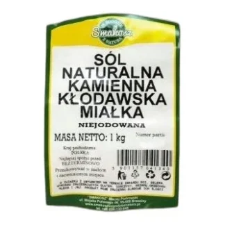 Sól kamienna KŁODAWA miałka SMAKOSZ 1,1kg — zdjęcie 1