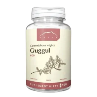Suplement żywieniowy guggul Nanga kapsułki wegańskie 100 szt. x 600 mg — zdjęcie 1