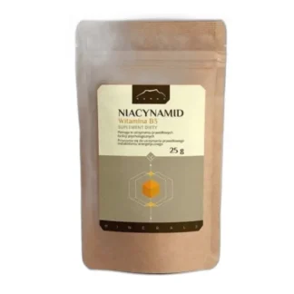 Witamina Niacynamid proszek 25g Nanga B3 — zdjęcie 1