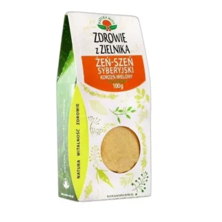 Żeń Szeń Syberyjski Korzeń Mielony NATURA 100g — zdjęcie 1